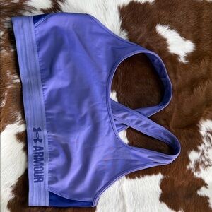 Under Armour Women's Vibrant Purple Sports Bra